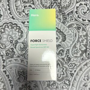 Hero force shield super light sunscreen broad spectrum SPF 30